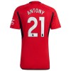 Camiseta de fútbol Manchester United Antony 21 Primera Equipación 23-24 - Hombre